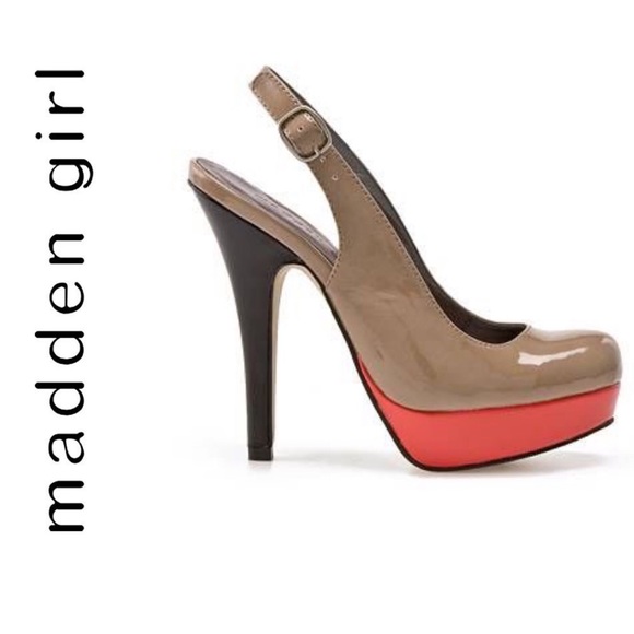 Madden Girl Shoes - Pink/Nude Madden Girl heels. Only worn once!